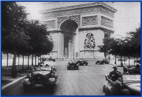 Quân Đức tiến vào Pari